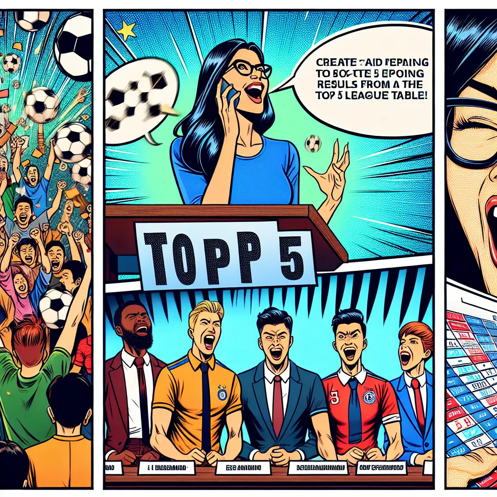 топ 5 лиг таблица