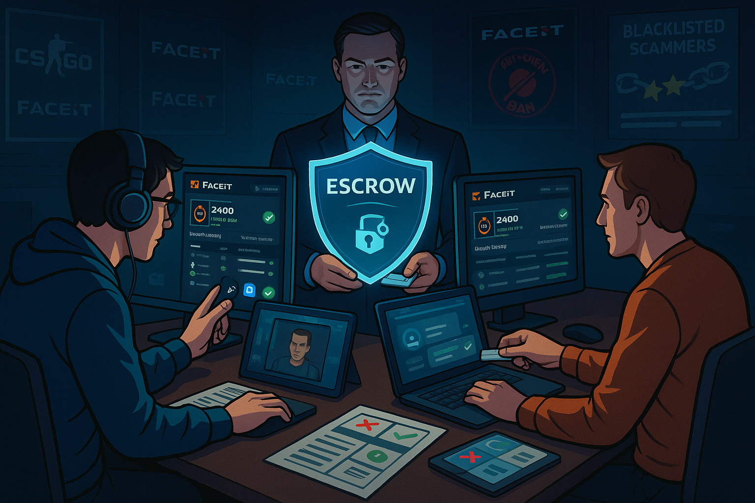 Как безопасно и эффективно совершать гарантированный обмен аккаунтами Faceit: проверка подлинности, защита от мошенничества и передача денег по отзывам сообщества
