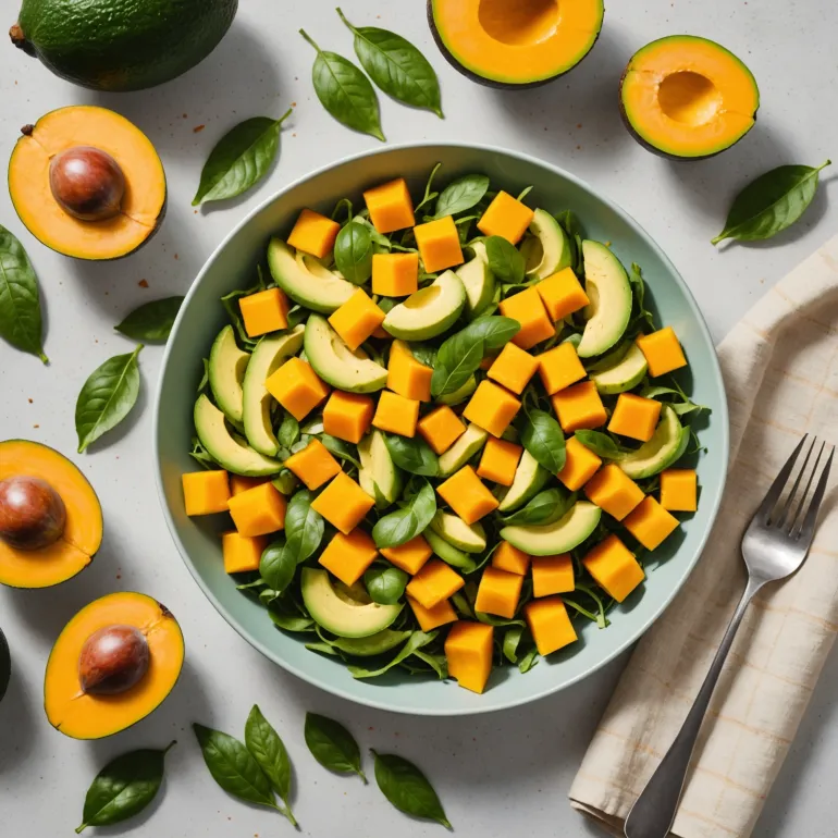 Салат с манго и авокадо: свежесть и польза в каждой ложке