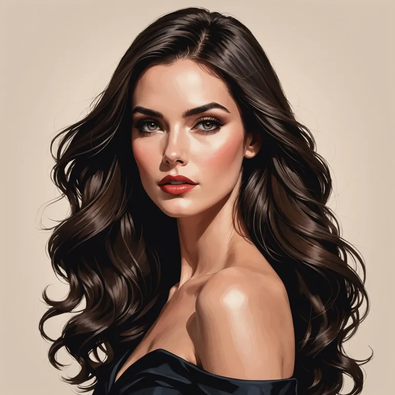 Красивые брюнетки — воплощение элегантности в мире моды и кино