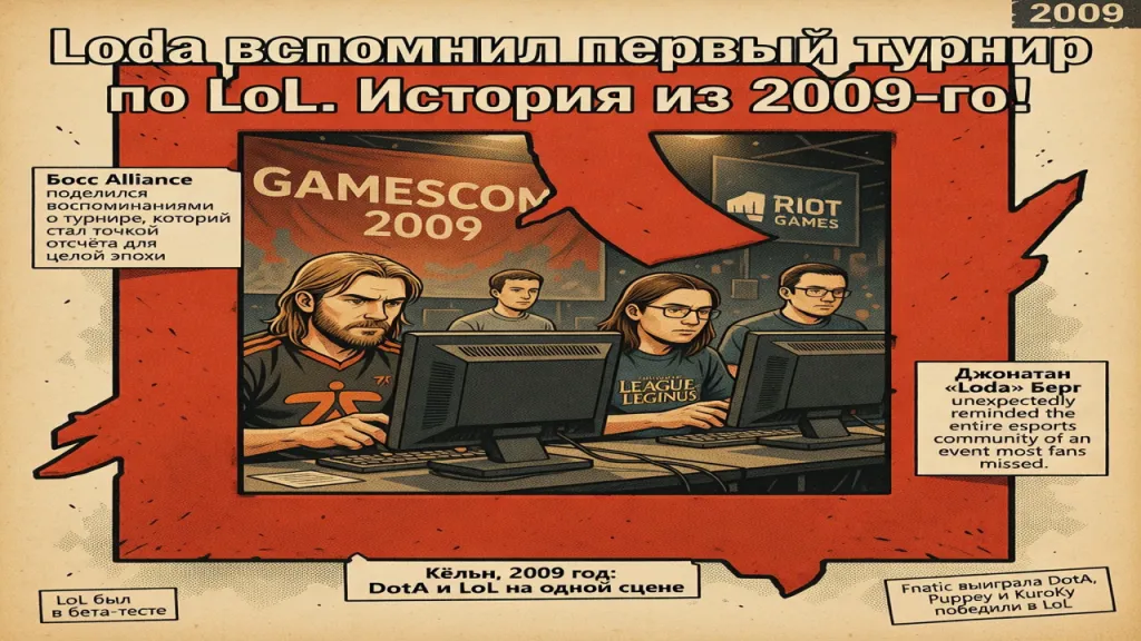 Loda вспомнил первый турнир по LoL. История из 2009-го!