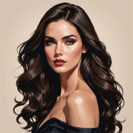 Красивые брюнетки — воплощение элегантности в мире моды и кино